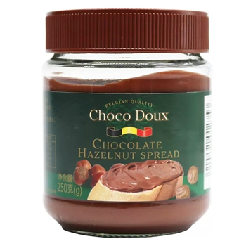 巧美榛仁巧克力酱250g*1罐 比利时进口Chocodoux巧克力酱 