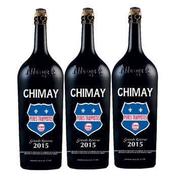 智美蓝帽啤酒3L*3瓶 比利时进口Chimay精酿修道士啤酒