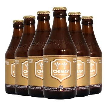 智美金帽啤酒330ml*6瓶 比利时进口Chimay精酿修道士啤酒