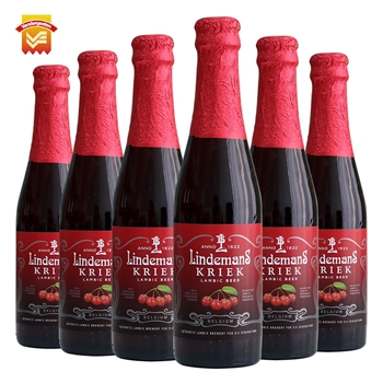 林德曼樱桃啤酒组合装250ml*6瓶  比利时进口果味啤酒Lindemans