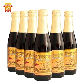 林德曼桃子啤酒组合装250ml*6瓶 比利时进口果味啤酒Lindemans