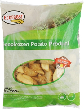 柏来奇速冻带皮炸薯角1000g*1袋装 比利时进口Ecofrost速冻零食
