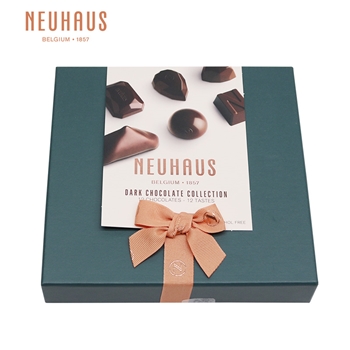 诺好事Neuhaus黑巧克力144g*1盒 比利时进口皇室认证Neuhaus巧克力 