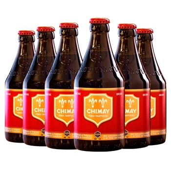 智美红帽组合装330ml*6瓶 比利时进口Chimay修道士精酿啤酒