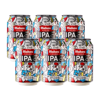 马傲社交型IPA听装啤酒330ml*6听 西班牙进口Mahou精酿啤酒