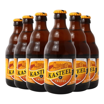 卡迪特三料高度啤酒330ml*6瓶 比利时进口Castle精酿啤酒
