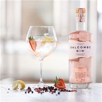 索尔科金-圣玛丽玫瑰金酒 700ml*1瓶 salcombegin英国进口烈酒 可调制鸡尾酒 超级特价