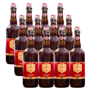 智美红帽啤酒750ml*12瓶 比利时进口Chimay精酿修道士啤酒