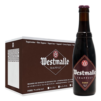 西麦尔双料啤酒330ml*24瓶 比利时进口Westmalle修道士精酿啤酒