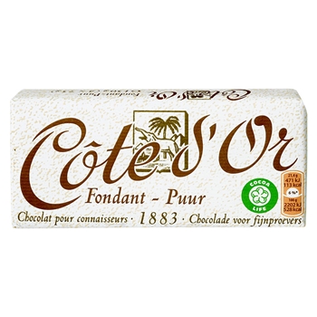 克特多金象纯味巧克力150g*1排块 比利时进口COTE D'OR巧克力