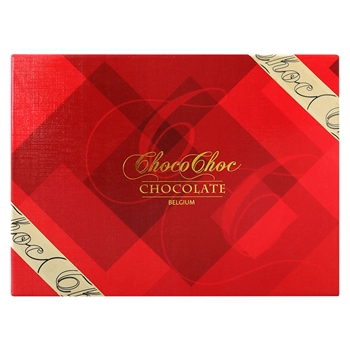 巧口花色夹心黑巧克力330g*1盒 比利时进口Chocochoc巧克力 