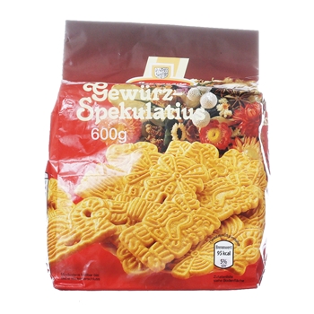 伯爵格拉夫特色饼干600g*1袋 德国进口BORGES饼干 