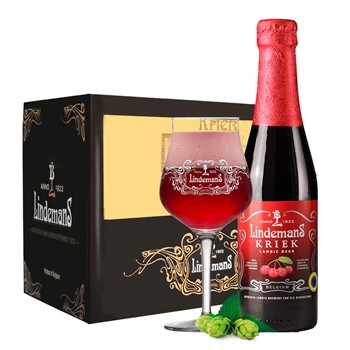 林德曼樱桃啤酒250ml*24瓶 比利时进口Lindemans拉比克果味精酿啤酒