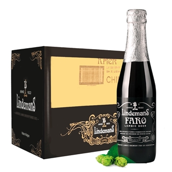 林德曼法柔啤酒250ml*24瓶 比利时进口Lindemans拉比克果味精酿啤酒