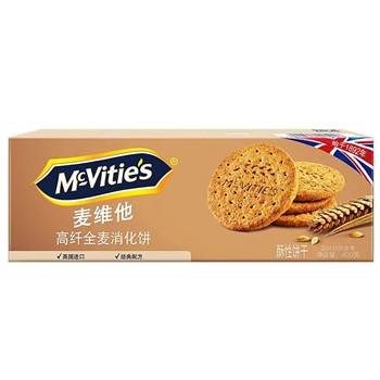 麦维他原味全麦消化饼干新包装 400g*2盒