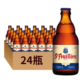 圣弗洋三料啤酒330ml*24瓶  比利时进口St-Feuillien修道院精酿啤酒